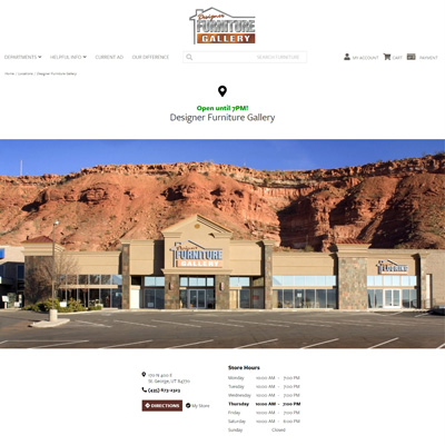 Locations page redesign