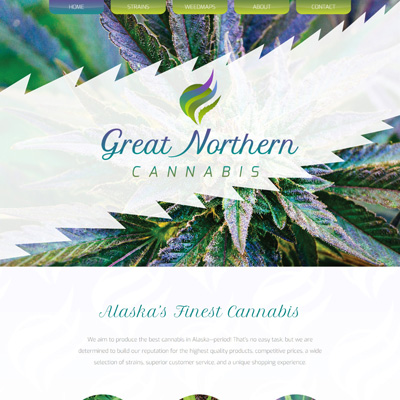 Great Northern Cannabis - Custom WordPress Website